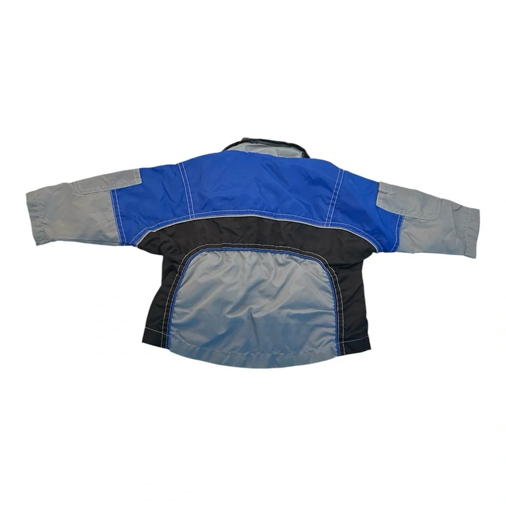 Wilson Vintage Y2K Windbreaker Jacket Blue Boys Baby Toddler Size 12 Months‎